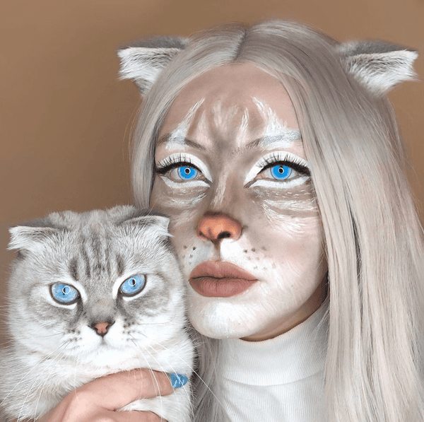[US Warehouse] Ragdoll Cat Blue Cosplay Contact Lenses | 1 Year