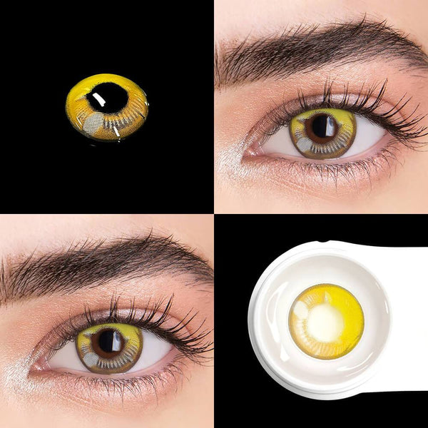 Anime yellow Cosplay Contact Lenses | 1 Year