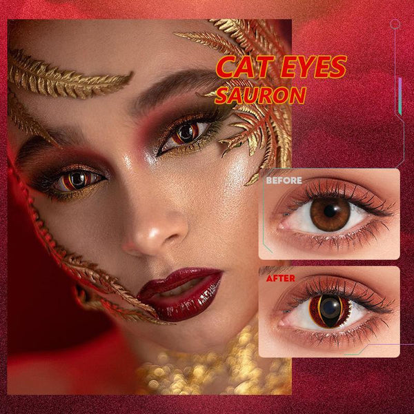 Cat Eyes Sauron Cosplay Contact Lenses | 1 Year