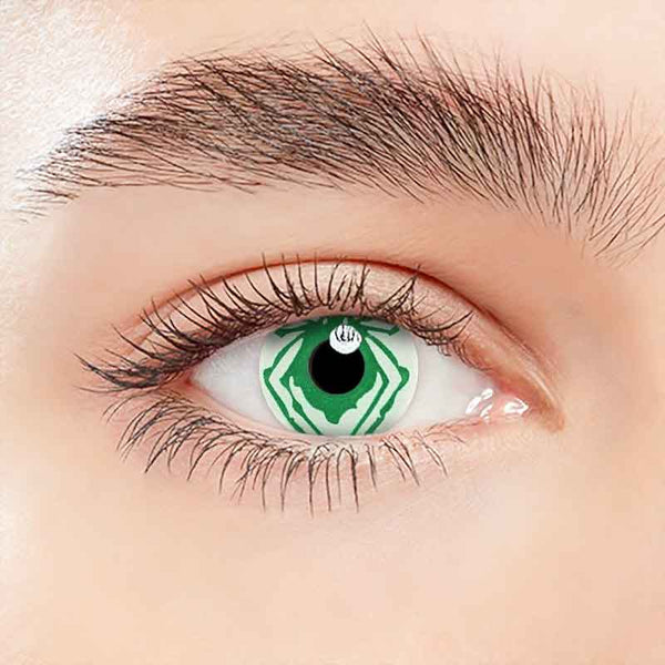 Green Spider Cosplay Contact Lenses | 1 Year