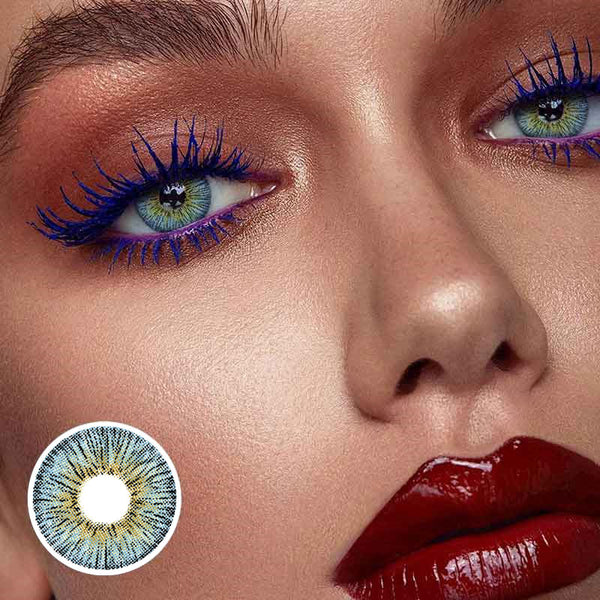 [US Warehouse] New York Retro Marble Contact Lenses | 1 Year