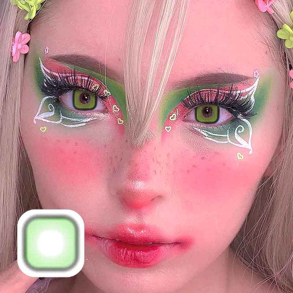 [New] Square Mint Sugar Cosplay Colored Contact Lenses