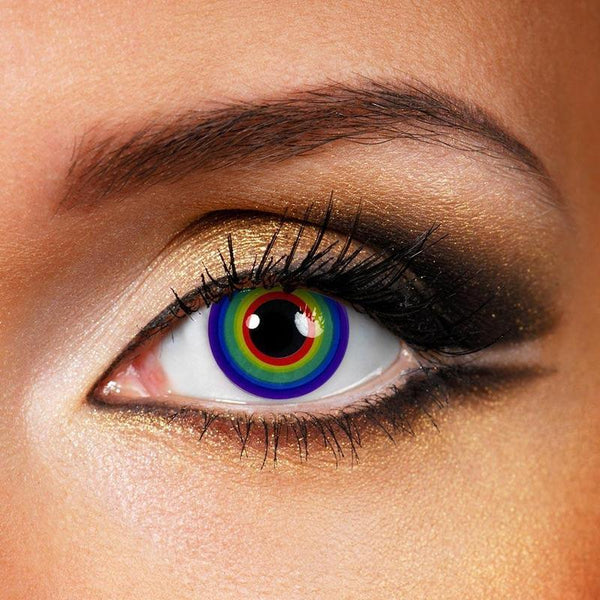 Circle Rainbow Cosplay Contact Lenses | 1 Year