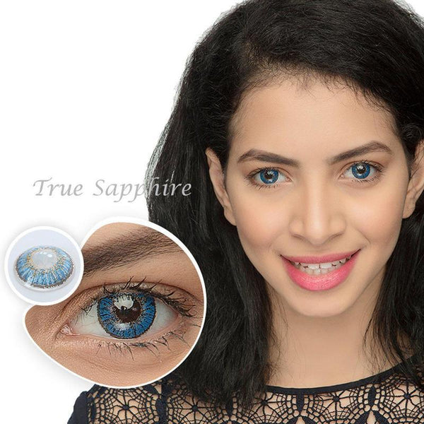 3-Tone Blue Contact Lenses | 1 Year
