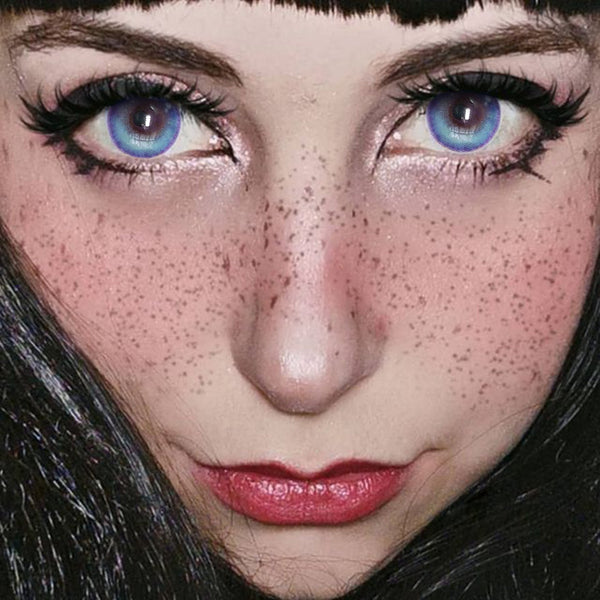 [New]  Girl Tears Blue Contact Lenses | 1 Year
