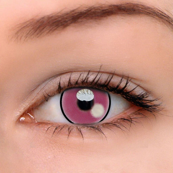 [US Warehouse] Cloud Rim Pink Cosplay Contact Lenses | 1 Year