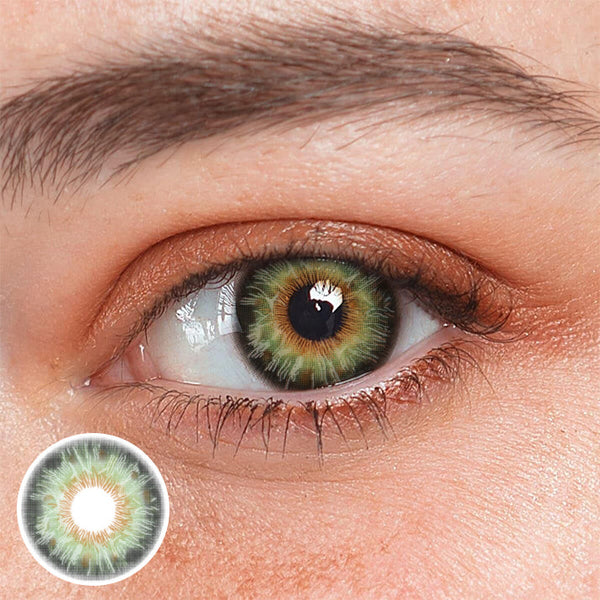 [US Warehouse] Renaissance Marquise Green Yearly Contact Lenses
