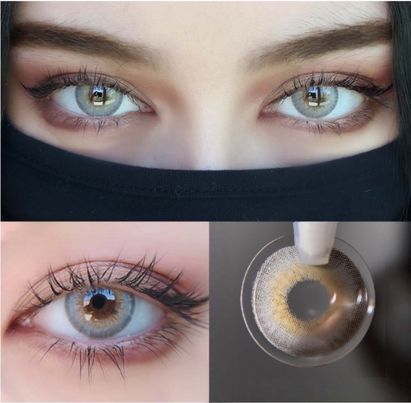 [New] LA GIRL Grey Contact Lenses | 1 Year