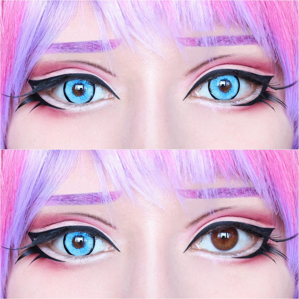 [New] Platonic Blue Cosplay Contact Lenses | 1 Year