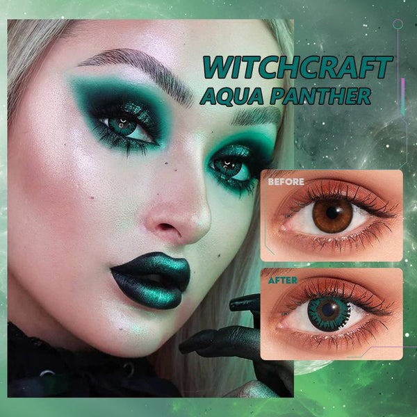 Witchcraft Aqua Panther Cosplay Contact Lenses | 1 Year