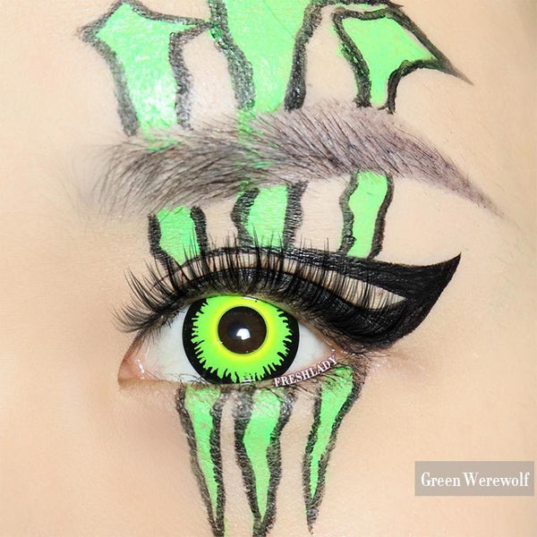 Green Werewolf Cosplay Contact Lenses | 1 Year